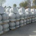 达州 白麻花岗岩石材圆球，石球，挡车球，隔离球，景观石球，风水球等