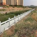 达州 白麻河道栏杆效果展示图