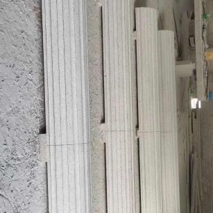 达州 花岗岩厂家带你看白麻花岗岩门楼大柱柱皮