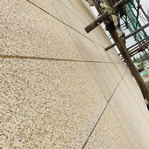 达州 黄金麻花岗岩荔枝面外墙干挂石材效果示例