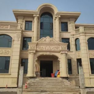 达州 黄金麻花岗岩别墅外墙干挂