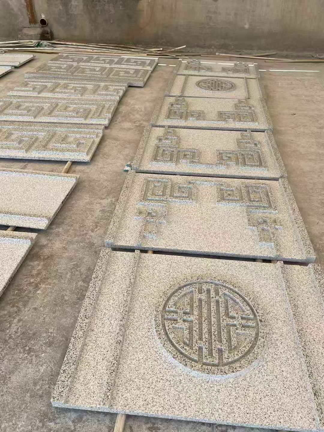 达州 白麻花岗岩外墙立面雕刻板