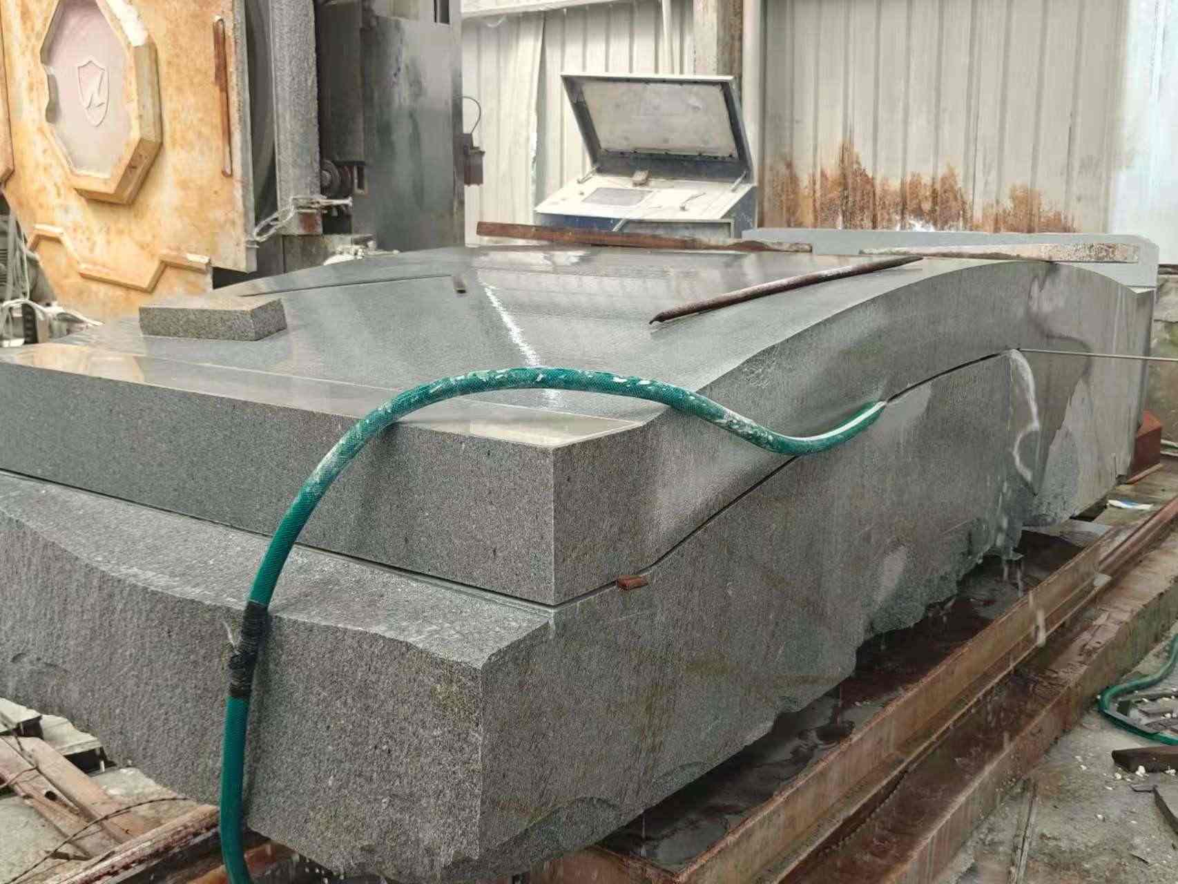 达州 芝麻灰异型加工-拱桥